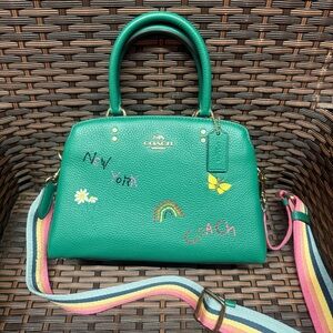 Coach Mini Lillie Carryall With Diary Embroidery C8364